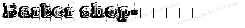 Barber shop字体转换